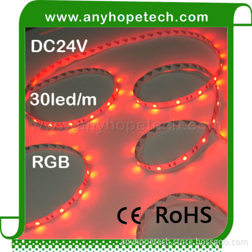 High luminance 30ledm color changing rgb 5050 led tapes